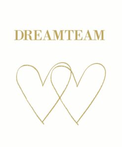 Șervețel decorativ – Dreamteam – 33×33 cm