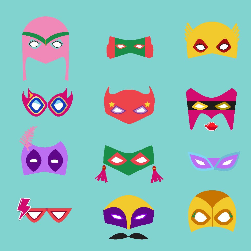 Șervețel decorativ – Hero Mask – 33×33 cm 1 Șervețel decorativ – Hero Mask – 33×33 cm