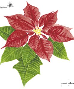 Șervețel decorativ – Poinsettia – 33×33 cm