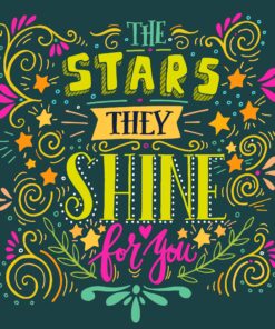 Șervețel decorativ – Stars shine – 33×33 cm