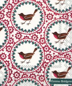 Șervețel decoupage – Joy Robin – 33×33 cm