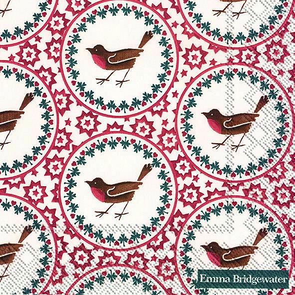 Șervețel decoupage – Joy Robin – 33×33 cm 1 Șervețel decoupage – Joy Robin – 33×33 cm