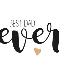 Șervețel – Best Dad Ever – 33×33 cm