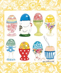 Șervețel – Eggs In Cup Yellow – 33×33 cm