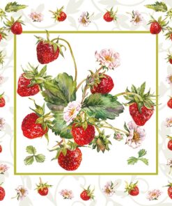 Șervețel – Fresh Strawberries – 33×33 cm