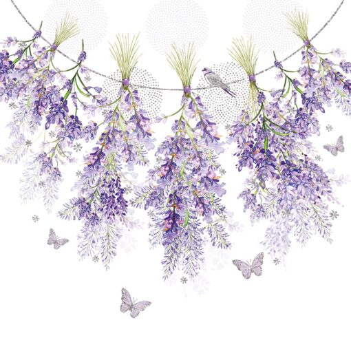 Șervețel – Hanging Lavender – 33×33 cm 1