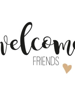 Șervețel – Welcome friends – 33×33 cm