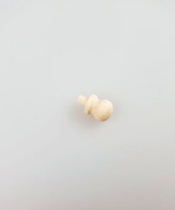 Buton lemn - rotund - 1,2x1,8 cm