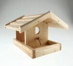 Casuta din lemn pentru pasari – 25x23x16 cm4
