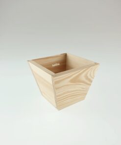Cutie din lemn – flowerpot - 11x11 cm