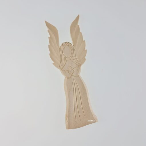 Înger lemn - basorelief - h 29 cm 1