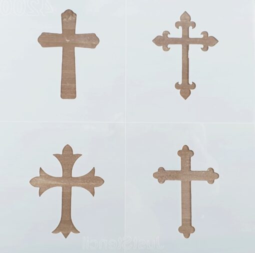 Șablon - simbol cruce - 20x20 cm 1