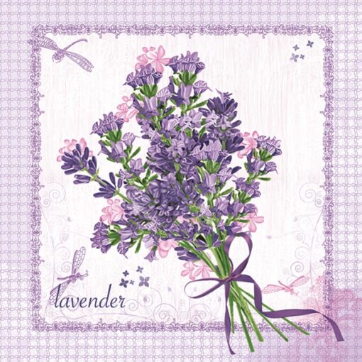 Șervețel decoupage – Bunch of Sweet Lavender – 33×33 cm 1
