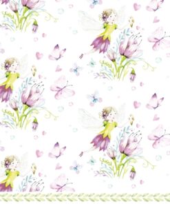 Servețel decoupage – Elfes avec Papillons– 33×33 cm