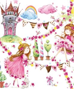Șervețel decoupage – Fairy Tale Princess – 33×33 cm