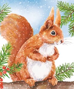 Șervețel decoupage – Hey Squirrel – 33×33 cm