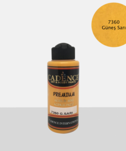 Vopsea acrilică – sun yellow– CADENCE – 120 ml