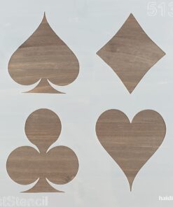 Șablon - Playing Card - 20x20 cm