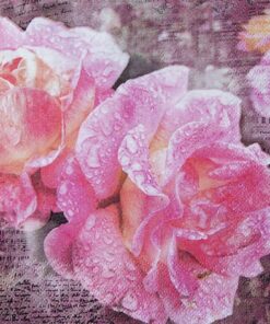 Șervețel -English Rose - 33x33 cm