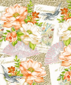 Servetel -Romantisme et Poesie - 33x33 cm