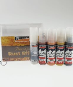 Set pentru efect de rugină - 5x20 ml
