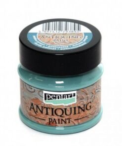 Vopsea antique - patina green - 50 ml - Pentart