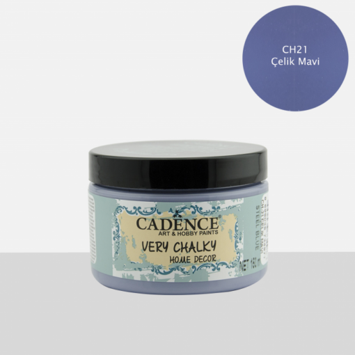 Vopsea chalky - steel blue - CADENCE - 150 ml 1