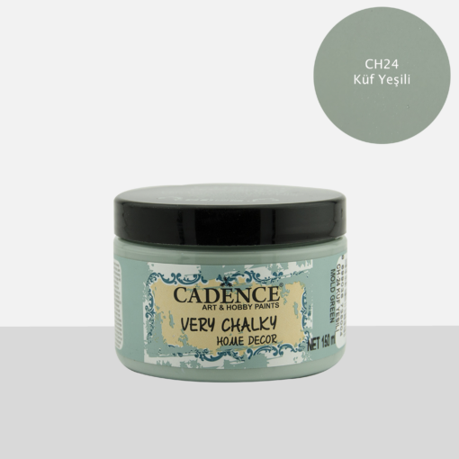 Vopsea chalky – mold green – CADENCE – 150 ml 1