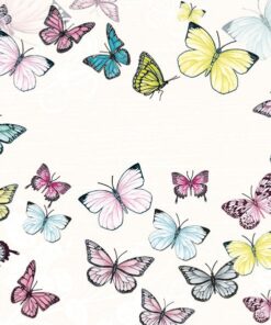 Șervețel - Butterfly White - 33x33 cm