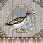 Șervețel Decoupage - Duck Portrait - 33x33 cm