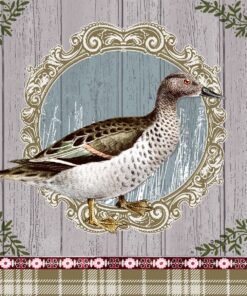 Șervețel Decoupage - Duck Portrait  - 33x33 cm