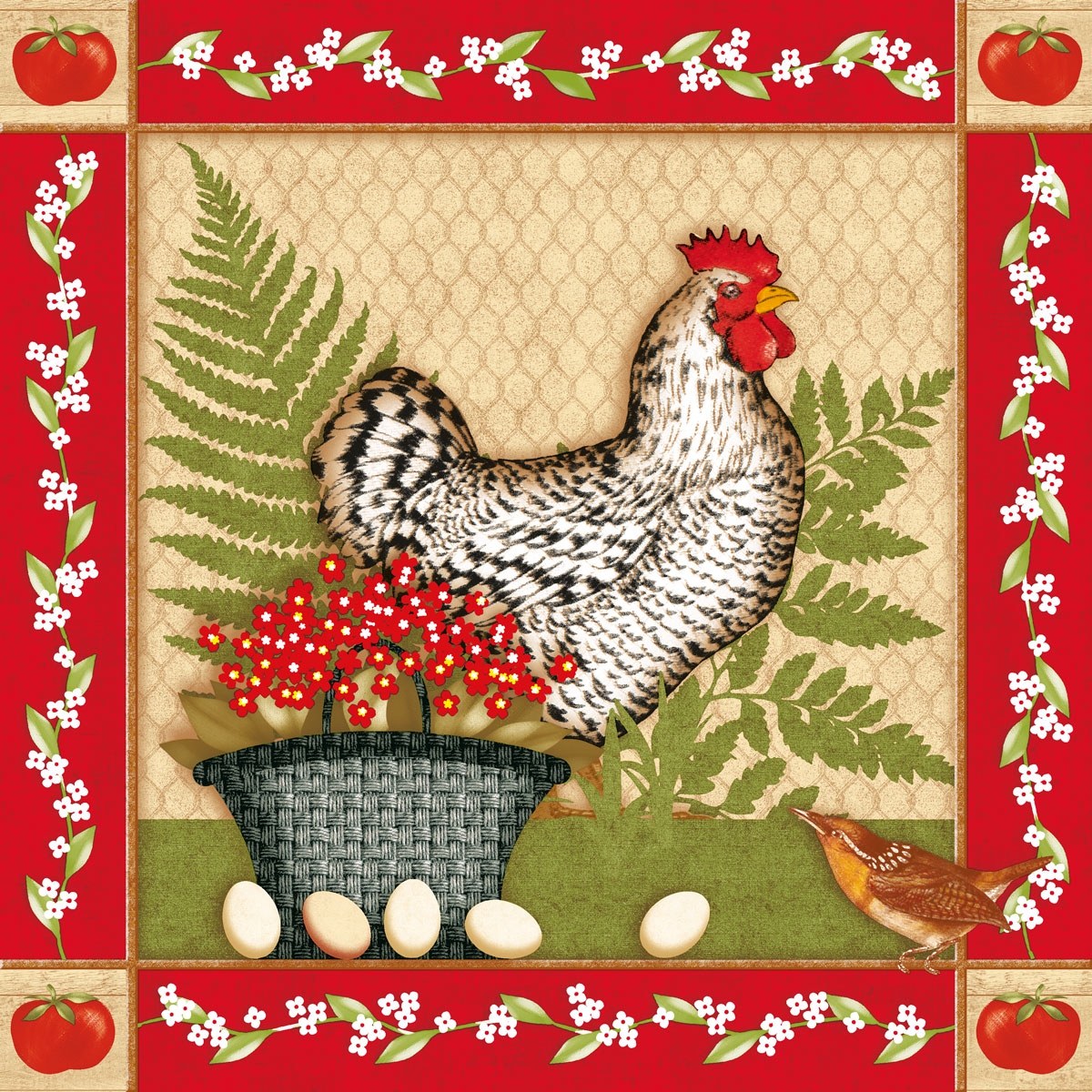 Șervețel Decoupage - Henriette - 33x33 cm 1 Șervețel Decoupage - Henriette - 33x33 cm