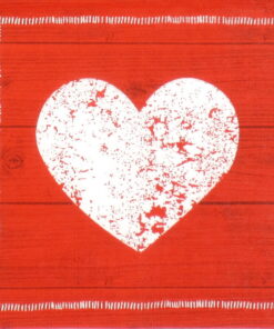 Șervețel - Fashion Heart Fire - 33x33 cm