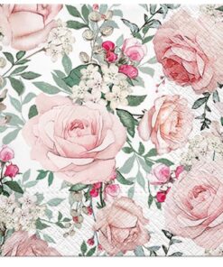 Șervețel - Gorgeous Roses - 25×25 cm