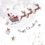 Șervețel - Santa'sRide - 33x33 cm