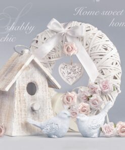 Șervețel - Shabby Chic with Birdhouse - 33×33 cm