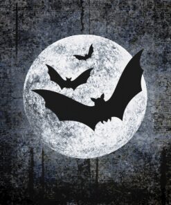 Șervețel decoupage - Moon and Bats - 33x33 cm