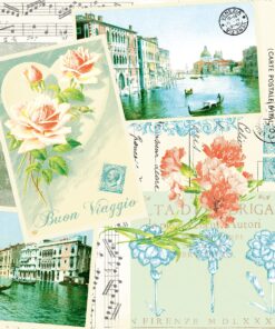 Șervețel decoupage- Venetia - 33x33 cm