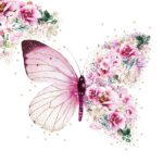 Șervețel – Butterfly Flowers– 25×25 cm servetel fluturi