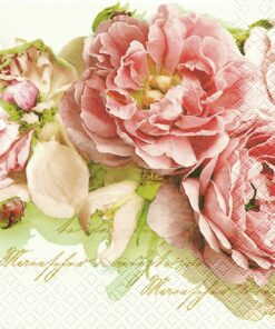 Șervețel decoupage– Mary Roses – 33×33 cm