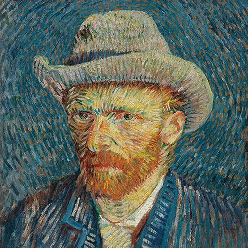 Șervețel – Van Gogh Self-Portrait – 33×33 cm 1 Șervețel – Van Gogh Self-Portrait – 33×33 cm