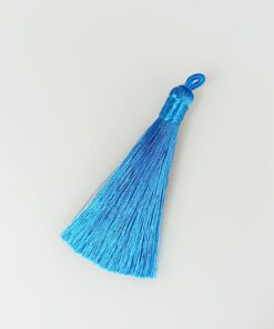 Canaf albastru din fir de mătase- lungime 8 cm