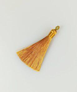 Canaf auriu din fir de mătase - lungime 8 cm