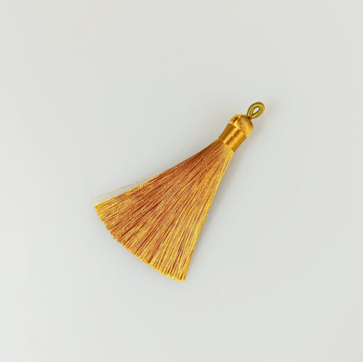 Canaf auriu din fir de mătase - lungime 8 cm 1