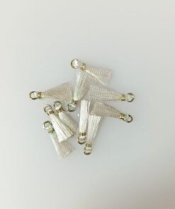 Canaf mini - alb perlă - lungime 12mm