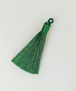 Canaf verde din fir de mătase- lungime 8 cm