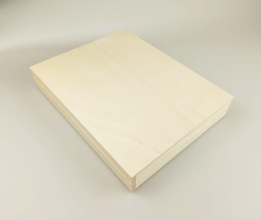 Cutie din lemn natur - documente A4 - 32x25 cm 1