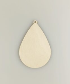 Decorațiune - glob picătură - 10x6,5 cm