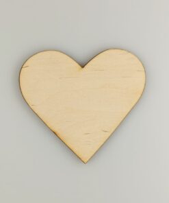 Decorațiune - inimă - 9 cm
