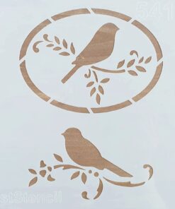 Șablon - Birds - 20x20 cm
